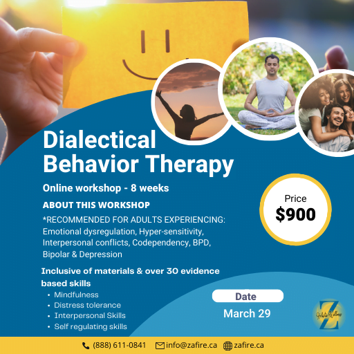 Dialectical Behaviour Therapy flyer